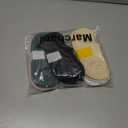 Marchare Women No Show Socks Low Cut Invisible Cushioned Socks Ankle Athletic Socks For Women With Grips (Black)