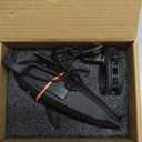 Bike Horn with Light, 120dB Electric Bicycle Bell & 400LM Rechargeable Headlight, IPX4 Waterproof Kids Bike Accessories for Boys/Girls, Scooters Black