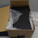 Extra Large Bamboo Stash Box with Combination Lock, Smell Proof Tube & Jar, Storage Containers with Brush & Tray, Great Home Decor & Fathers Day Gift (Black)