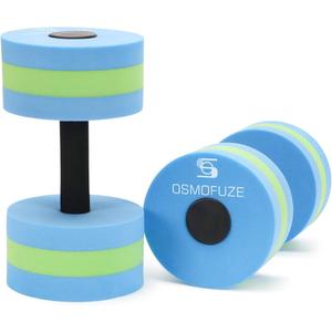 Aquatic Exercise Dumbbells - Set of 2 for Water Aerobics Fitness and Pool Exercises