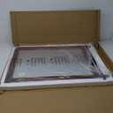 Farmhouse Bathroom Mirror, 28x36 Inch Black Vanity Mirror for Wall, Wood Framed Rustic Mirror Rectangular Wall Decor Mirrors for Entryway Living Room Bedroom