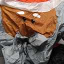 SEASONBLOW 12 FT Christmas Inflatable Black Santa Claus Decoration, LED Lighted Xmas Giant Santa Claus Blow Up Decor for Lawn Yard Garden Eve Party Home Indoor Outdoor Holiday