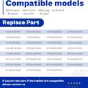 W10780045 NTW4516FW2 NTW4516FW1 NTW4605EW0 Washer Suspension Rod Kit(26.7in) for Amana Whirlpool Kenmore -Replace WTW4800BQ1 WTW4816FW1 WTW4816FW2 RTW4516FW1 RTW4641BQ0 by TOMOON