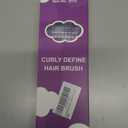 Curl Defining Brush, Vented Curly Hair Brush for Effortlessly Detangling Shaping and Defining Women's Men's Curls on All Wet or Dry Hair Types, Reduces Frizz (Purple)