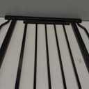 Narrow Baby Gate 24 Inch Small Black Tension Indoor Safety Gates Auto Close Walk Through Metal Narrow Dog Gate for The House Doorways Stairs (24.02"-27.56"/61-70CM, Black)