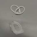 2 Pairs AirPods Ear Hooks for AirPods Pro 2, Pro, 4, 3, 2 & 1 - Upgraded Anti Slip Sports Clip Hooks - White