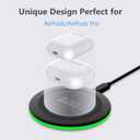 yootech Wireless Charger, 10W Max Wireless Charging Pad with Quick Adapter, Compatible with iPhone 17/17 Pro/17 Pro Max/Air/16/15/14/13/SE 2022/12/11/X,Samsung Galaxy S25/S24/S23, for AirPods Pro 3