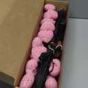 KerKoor Valentines Day Decorations Lights Outdoor Waterproof 4 Pack 32 LED Pink Heart Solar Garden Lights 8 Modes Gifts for Her Him Party Yard Outside Path Wedding Mothers Valentine's Day Decor (Pink)