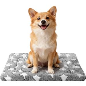 Dog Bed Mat - Comfortable Kennel Pad, Multi-Purpose Crate Bed & Mat for Dogs & Cats Soft Crate Pad for Dog & Cat (Gray, M(30"x20"x1.5"))