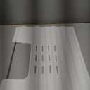 Maplefield Bathroom Sink Cover & Silicone Makeup Mat - White, 22 x 2 x 2 In - Heat Resistant to 400F - Foldable Roll-Up Design with Raised Ridges - Space-Saving Countertop Mat (Large)