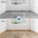 Flexible Baseboard Molding Trim, 4 Inch x 20 Feet Vinyl Wall Base with 10% Wider Self-Adhesive Tape, Peel and Stick Cove Base, Rubber Wall Base Baseboard Trim for Garage, Living Room,Bathrooms, Brown