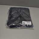 Fisoew Women's Turtleneck Sweatshirts Fleece Drawstring Waist Casual Long Sleeve Pullover Sweater Side Slit Tunic Tops (Black)