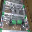 Ladder, Extension Ladders for Home Stairs 14 Ft, 4 Step Multi Position A Frame Ladder with Stabilizer Bar, Compact Folding, 330 lbs Telescopic Aluminum Adjustable Ladders, Escaleras para Casa (Green)