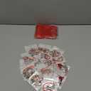 Soulchen 16 Pcs Christmas Ornament 2025 with Red Organza Bags Solid Pewter Christmas Tree Ornament Silver Metal Snowman Santa Snowflake Reindeer Hanging Craft for Xmas Trees Home Party Party