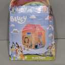 Pop N Fun Bluey Pop-Up Tent, Multicolor Easy Storage Pop Up Play Tent with Roll-Up Door & Peep Window, Indoor/Outdoor Toddler Playhouse for Ages 2+