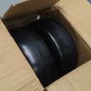 GICOOL Flat Free Lawn Mower Tire and Wheel with Bearing Bore 3/4" or 5/8", 13x5.00-6 Smooth Tread Tire, 3.25"-5.9" Centered Hub, 2 PCS