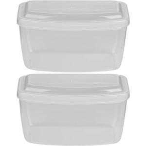 Hapivida Goggles Case, PP Plastic Storage Box for Diving Snorkeling Equipment with Dustproof Protection, Universal Fit, Value Pack of 2 for Swimming Accessories