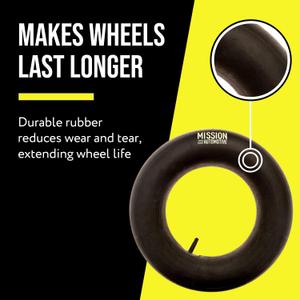 1 Pack Mission Automotive 15x6.00-6 Inner Tube Replacement with TR-13 Valve Stem - Suitable for Riding Lawn Mowers, Mowers, Go Karts, and Golf Cart Tires - Heavy Duty Utility Equipment - Tubes Tires