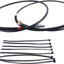 JZGRDN Fuel Lines Kit FG01A FL-FG01A Compatible with 88-95 Chevy/GMC full size trucks 92-95 full size Blazer Tahoe Yukon Suburban 4.3L 5.0L 5.7L and 7.4L Throttle Body Trucks/SUV'S