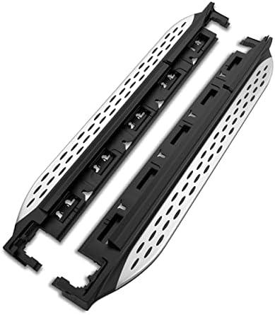 KUIPERAUTO Running Boards Side Steps Rail Bars Compatible for 2012-2015 Mercedes Benz ML250 ML350 ML500 ML550 ML-Class, 2016-2017 GLE350 GLE300d GLE400 GLE550 GLE550e W166 Nerf Bars