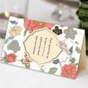 4 x Sympathy Card, Condolences Card, 8x5.3 Inches, Double-Sided, Thick Card Stock with Premium Envelope (BT-101)