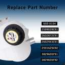 Engine Coolant Reservoir Tank, Heavy Duty Pressurized Coolant Reservoir Compatible with IC Corporation International Harvester 2002-2018 Replace 603-5104 2602943C91