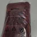 CaliTime Christmas Throw Pillow Covers Decorative 18 X 18 Inches Pack of 2 Cozy Chenille Cushion Cases for Couch Sofa Bed Living Room Home Burgundy