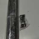 Curtain Rods for windows 28-78 inch, 5/8 inch Decorative Brown Splicing Heavy Duty Metal Curtain Rod set with Brackets