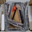 IDEALHOUSE Bar Stools Set of 2 w/Back & Footrest, Counter Height Bar Stools Set of 2 with Thick Cushion & Thickened Metal Legs, Upholstered Counter Height Bar Stools for Island, Counter BarBrown