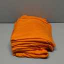 Orange Backdrop Curtains 4 Panels - Wrinkle-Free Polyester Photography Drapes for Baby Shower & Birthday Party - 16 X 10FT