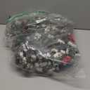 6ft Frosted Evergreen Christmas Snowed Pine Garland  Red Berries and Pinecones Holiday Fireplace Indoor Decoration