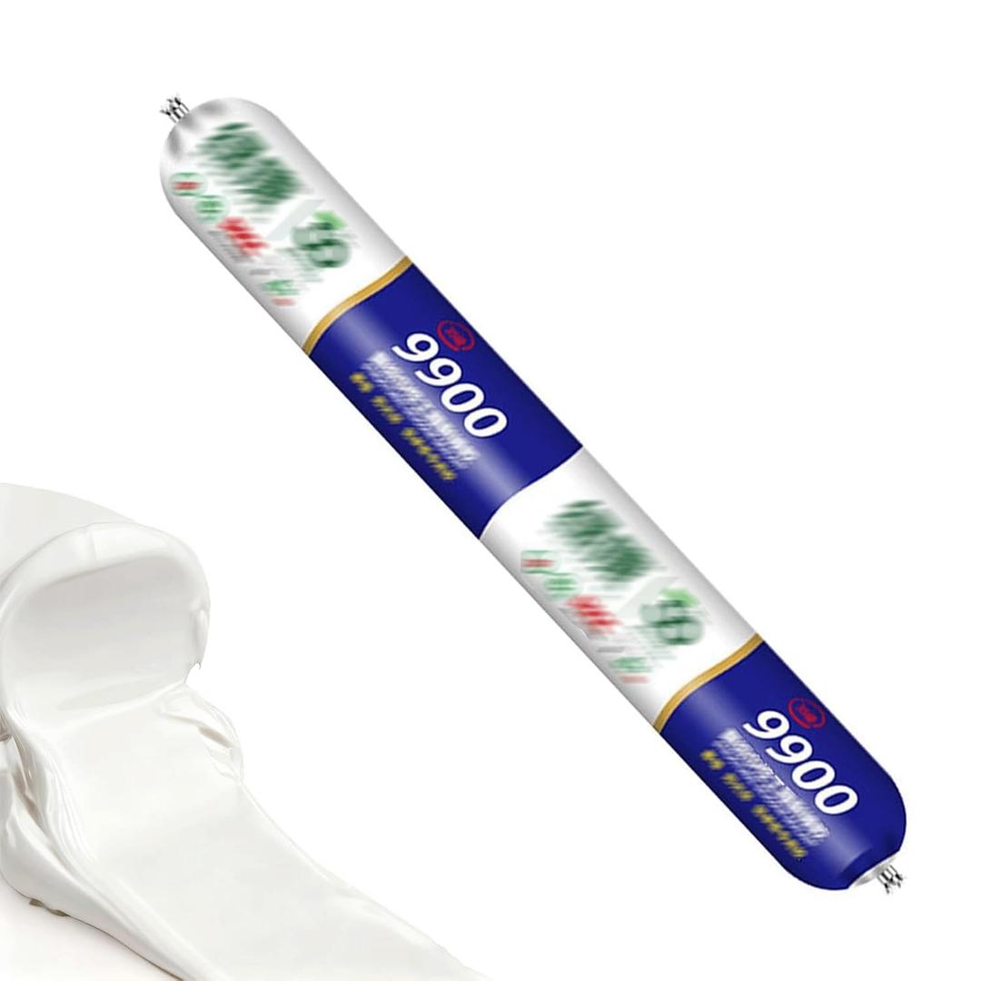 9900 Sealant Waterproof,Outdoor Silicone Sealant, Permanently Repairs Roof & Wall Cracks, Waterproof, Heat & Stretch-Resistant, Tough & Tear-Proof for Exteriors (White)