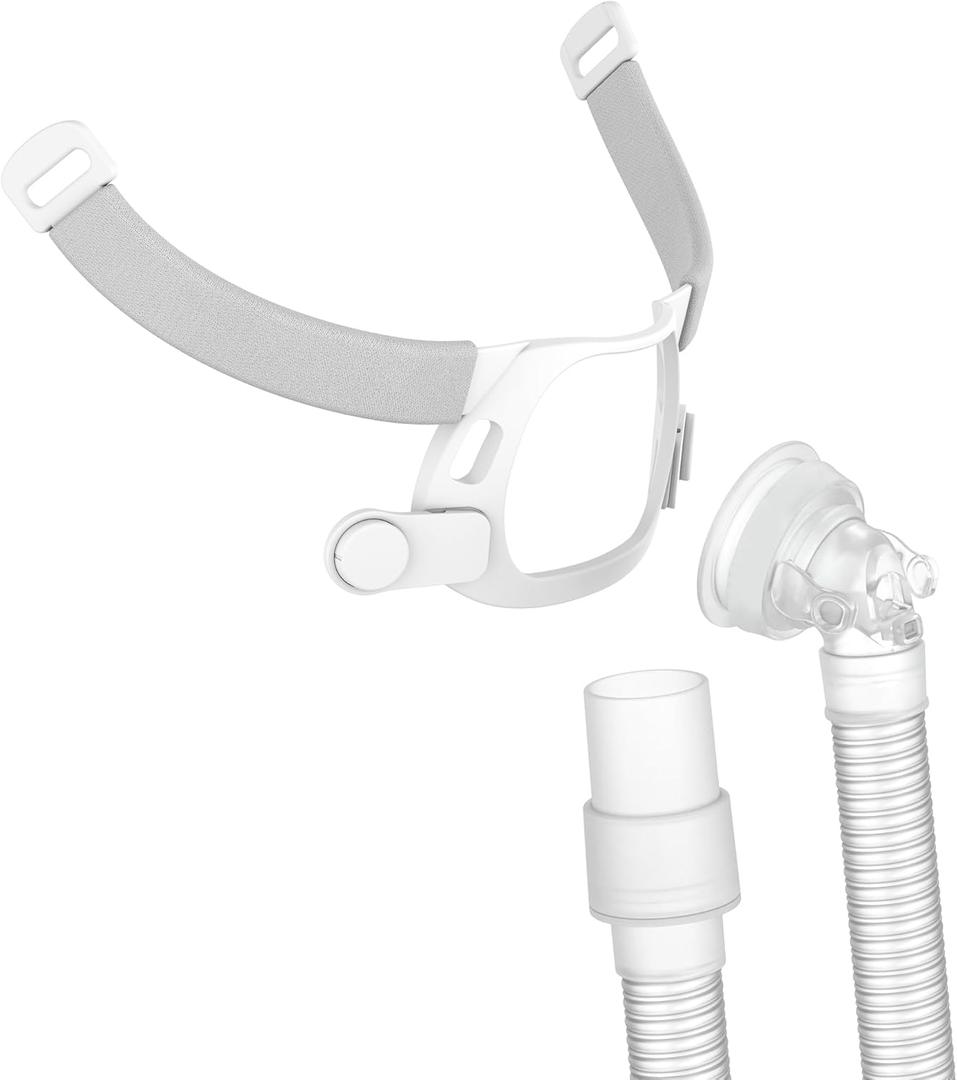 Replacement CPAP Set for Airfit F40 - Frame & Swivel Tubing Combo for F40 Full Face Mask, Improved for Lower Noise and Longer Lasting, ItAll Supplies Accessories (No Mask)
