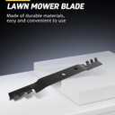 OCPTY Mulching Blades 42 '' Deck Mower Blades for Cub Cadet LT1042 LT2180 blades, for MTD for Cub Cadet 742-04101, 742-3033, 759-04081, 759-3830, CC-742-3033, for cub cadet 42 inch mower blades 2Pack