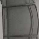 Fire Beauty Fireplace Screen 3 Panel Wrought Iron 48"(L) x 29"(H) Spark Guard Cover(Sanded Black)