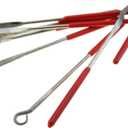 DGZZI 10PCS Mini Diamond File Set Flat Needle Square Round Shape Rifler Files Flat Needle Square Round Shape Rifler Files for Metal Ceramic Stone Jewelry Rough Carving Glass Filing Wood Carving Craft