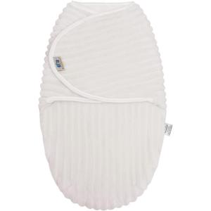BlueSnail Baby Swaddle, Wearable Sleeping Bag, Adjustable Sleep Sack Wrap, Newborn Essentials Must Have(S, White)