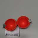 PowCube Egg Cracker, Silicone Egg Shell Opener, Cute Egg Shaped Design, Opens Eggs with Ease, A Little Happiness Boost for Your Kitchen. (Color: Red, 1-Pack)