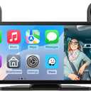 CARPURIDE 10.26 Inch HD Wireless Carplay & Android Auto Screen, 4K+1080P+1080P Dash Camera for Cars with 64GB Card, with Loop Recording, Bluetooth, Voice Control, GPS, FM, Super Link