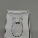 Facial Massager Red-Light-Therapy-for-Face and Neck, Face  culpting Wand with 7 Color (White)