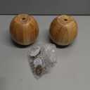 Wood Sofa Replacment Parts Natural Wood 2.7 Inch Funiture Legs Round Ball Shape Big Sofa Bun Feet Cabinet Legs Set of 4 (H: 2.7 inch)