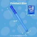 JOYIN 14.6 Big Bubble Wands for Kids, 6 PCS Bubble Wand with Refill Solution for Summer Toy Party Favor, Outdoors Toy Activity, Easter Basket Stuffers, Birthday Gift