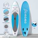 Panana Inflatable Stand Up Paddle Board  10' x 30" x 6" iSUP Non-Slip Deck Paddleboard for Adults Beginners Youth, with Paddle Pump Fins Leash Backpack