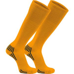 2 x Franklin Sports Youth Baseball + Softball Socks - Baseball + Softball Knee Socks for Kids - Boys + Girls Tall Sports Socks (Orange)