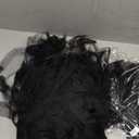 IBTOM CASTLE Halloween Costume for Girls Kids Black Tulle Witch Gown Horns Headband Wings Costume Set Carnival Fancy Dress Up (11-12 Years)