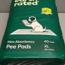 Earth Rated Max Absorbency Puppy Pee Pads for Dogs Absorbs 2X Faster & 2X More, Leak-Proof, Odor Control Potty Training, Unscented, XL, 28 x 34, 40 Count