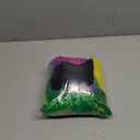 SATINIOR 5 Pcs Mardi Gras Outfit for Women Mardi Gras Costume Purple Sequin T-Shirt Skirt with Feather Mask Beads (Without a Necklaces ), Size M