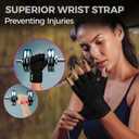 MhIL Workout Gloves for Women – Breathable Gym Gloves for Women with Palm Protection and Enhanced Grip – Padded Weight Lifting Glove for Womens with Wrist Wraps Support Weightlifting Exercise Cycling