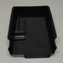 BASENOR 3PCS Tesla Model Y Model 3 Center Console Organizer [Carbon Fiber Edition] Armrest Hidden Storage Box, Custom for Model Y 2021-2024 Tesla Model 3 2021-2023, Tesla Interior Accessories