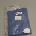 Women's 2 Piece Lounge Set Ruched Short Sleeve Tops High Waisted Wide Leg Pants, Medium